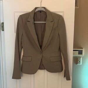 Express Women's Tan (mushroom) Blazer Jacket